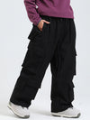 Pantalon de snowboard ample et oversize en polaire Gsou Snow Alpine Cruiser pour femme