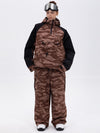 Ensemble veste bomber et pantalon ample pour femme, motif camouflage montagne freestyle