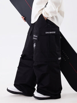 Pantalon/short cargo ample Wild Soul Steeze Shred Master pour homme