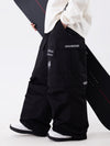 Wild Soul Steeze Shred Master - Pantalon/short cargo ample léopard pour femme, idéal pour la neige.