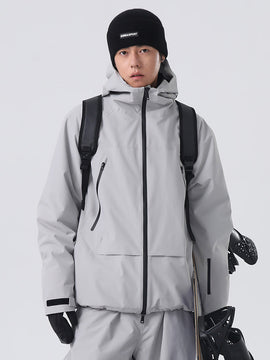 Veste de ski ample Searipe Durable Mountain Pro pour homme, résistante aux intempéries