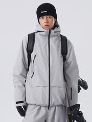 Veste de ski ample Searipe Durable Mountain Pro pour homme, résistante aux intempéries