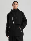 Veste de ski cargo fonctionnelle et résistante Gsou Snow pour femme, idéale pour la montagne.
