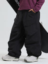 Pantalon de ski ample Gsou Snow Urban Slope pour femme, avec genoux et poches cargo.