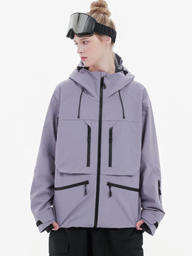 Veste de neige cargo utilitaire ample et durable Steeze HypeShred pour femme