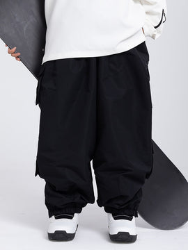 Pantalon de snowboard cargo baggy Rabbit Snow Freestyle pour homme