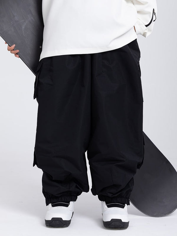 Pantalon de snowboard cargo baggy Rabbit Snow Freestyle pour homme