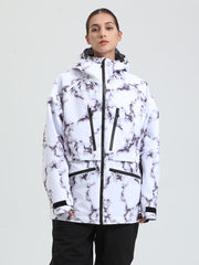 Veste de ski multifonctionnelle Gsou Snow pour femme, résistante et performante.