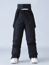 Salopette de ski SnowPeak StormGuard pour femme, isolée et résistante aux intempéries.