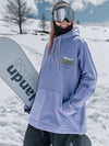 Sweat à capuche ample de snowboard Nandn Mountain Chill Out pour femme