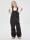 Salopette de ski imperméable et isolante avec genouillères réfléchissantes pour filles