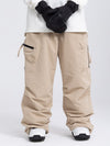 Pantalon de ski ample pour femme, style expédition en montagne, avec poches cargo latérales