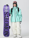 Combinaison de ski Searipe unisexe durable Mountain Pro tout-terrain ample pour femmes