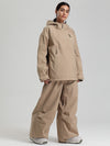 Combinaisons de ski amples Gsou Snow pour femmes, style montagne durable