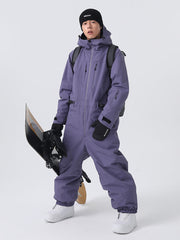 Combinaisons de ski une pièce Searipe Mountain Freerider pour hommes, combinaisons de ski amples intégrales