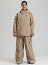 Combinaisons de ski amples Gsou Snow pour femmes, style montagne durable