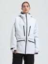 Veste de ski cargo multifonctionnelle Gsou Snow pour femme, résistante et performante.