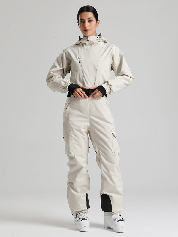 Combinaison intégrale de ski Gsou Snow Alpine Luxe Slim Fit pour femme