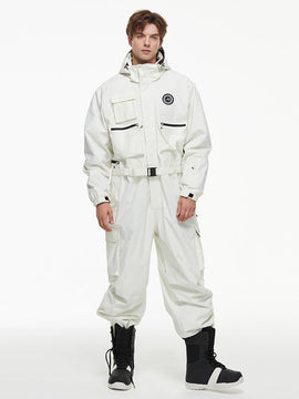 Combinaison intégrale unisexe Mountain Storm Chaser pour homme, toutes saisons, idéale pour la neige.