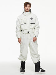 Combinaison intégrale unisexe Mountain Storm Chaser pour homme, toutes saisons, idéale pour la neige.