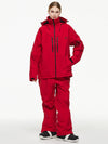 Combinaisons de ski thermiques coupe-vent pour hommes, avec salopette, pour la montagne hors-piste