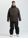 Combinaison de ski cargo multifonctionnelle Gsou Snow pour homme, résistante et performante.