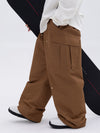 Men's Freestyle Double-Knee Loose Ski Pants