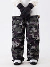 Wild Soul Steeze Shred Master - Pantalon/short cargo ample léopard pour femme, idéal pour la neige.