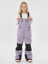 Salopette de ski imperméable et isolante avec genouillères réfléchissantes pour filles