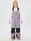 Salopette de ski imperméable et isolante avec genouillères réfléchissantes pour filles