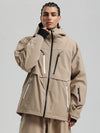 Veste de ski cargo Gsou Snow pour homme, résistante et fonctionnelle, idéale pour l'hiver en montagne.