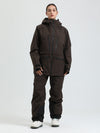 Combinaison de ski cargo multifonctionnelle Gsou Snow pour femme, résistante et performante.