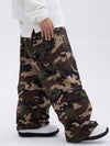 Pantalon de ski ample freestyle double genou femme