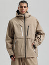 Veste de ski cargo Gsou Snow pour homme, résistante et fonctionnelle, idéale pour l'hiver en montagne.