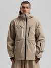 Veste de ski cargo Gsou Snow pour homme, résistante et fonctionnelle, idéale pour l'hiver en montagne.