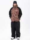 Ensemble veste bomber et pantalon ample pour homme, motif camouflage montagne freestyle