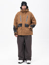 Ensemble de ski Chillform pour homme, camouflage réfléchissant – Veste Glow Trail et pantalon de ski ample