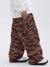 Women's Baggy Double Knee Camo Ski Pants