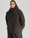 Veste de ski Gsou Snow pour homme, résistante, isolée et coupe-vent, style montagne.
