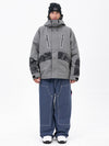 Ensemble de ski Chillform pour homme, camouflage réfléchissant – Veste Glow Trail et pantalon de ski ample Freerider