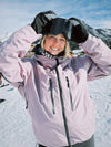 Veste de ski thermique 3L pour femme, résistante et adaptée à toutes les conditions météorologiques (Mountain Pro).