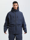 Veste de ski cargo multifonctionnelle Gsou Snow pour homme, résistante et durable.