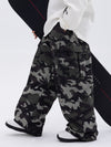 Pantalon de ski ample de style freestyle à double genou pour homme