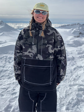 Veste de snowboard camouflage à enfiler pour femme, style montagne toutes saisons, Streetstorm