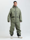 Combinaison de ski cargo multifonctionnelle Gsou Snow pour homme, résistante et durable.