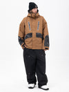 Ensemble de ski Chillform pour homme, camouflage réfléchissant – Veste Glow Trail et pantalon de ski ample