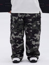Pantalon de ski ample de style freestyle à double genou pour homme