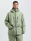 Veste de ski cargo multifonctionnelle Gsou Snow pour homme, résistante et durable.