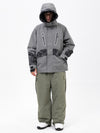 Ensemble de ski Chillform pour homme, camouflage réfléchissant – Veste Glow Trail et pantalon de ski ample