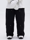 Pantalon de ski ample freestyle double genou femme